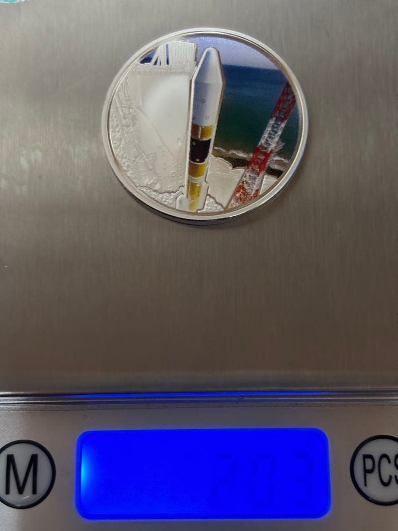 ペンシルロケット 50周年記念 銀メダル　シルバー925 刻印あり