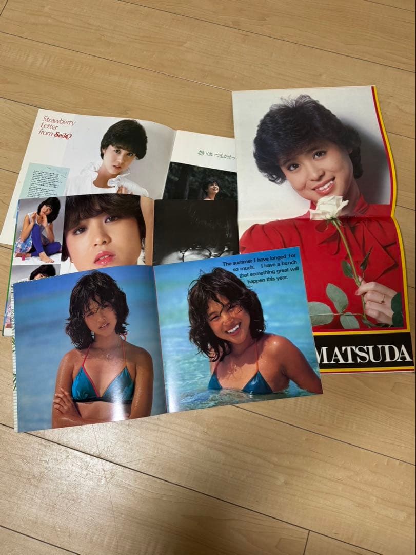 松田聖子 サイン　アイドル　パンフレット　コンサート　セット売り