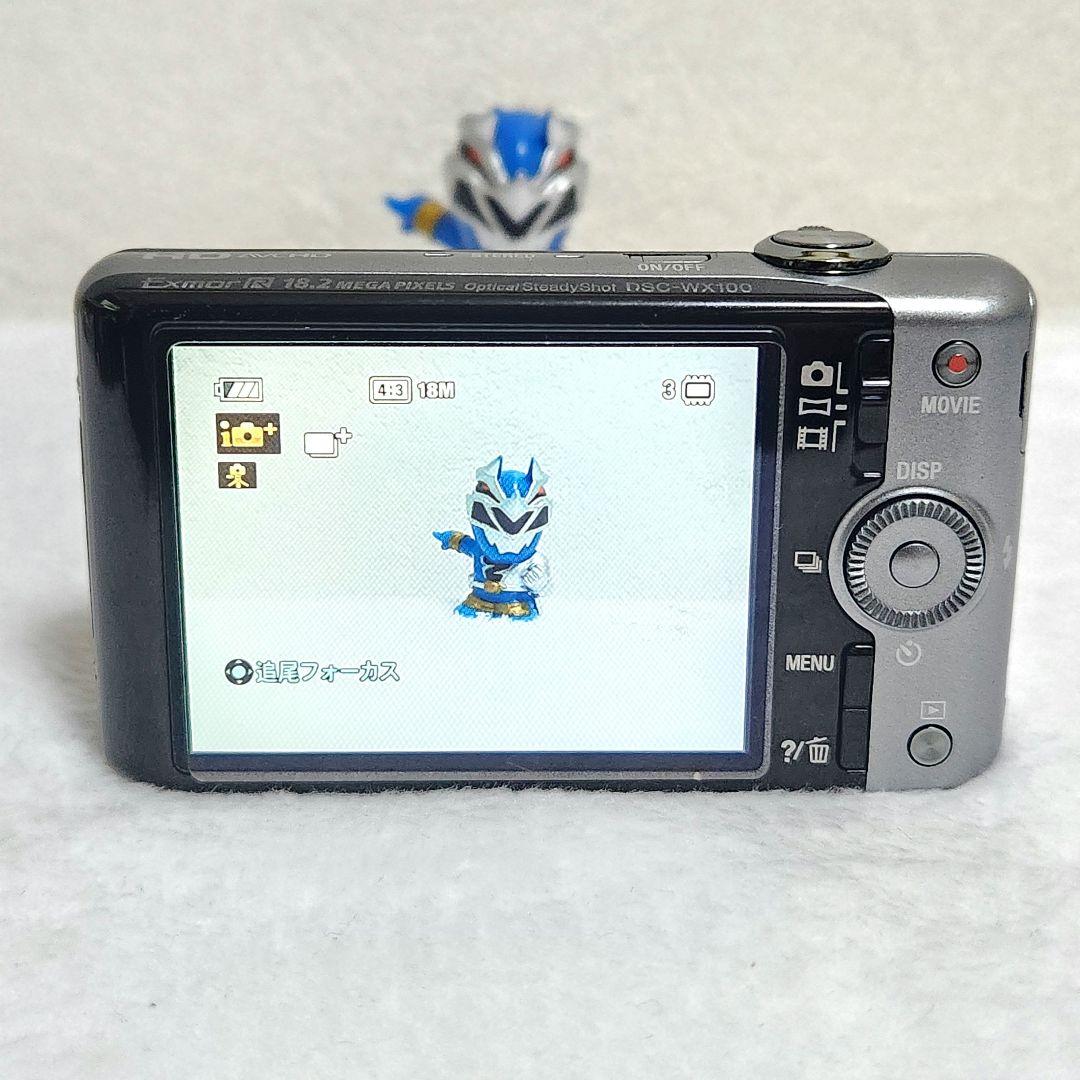 【美品】 SONY Cyber Shot DSC WX100 デジカメ 動作品