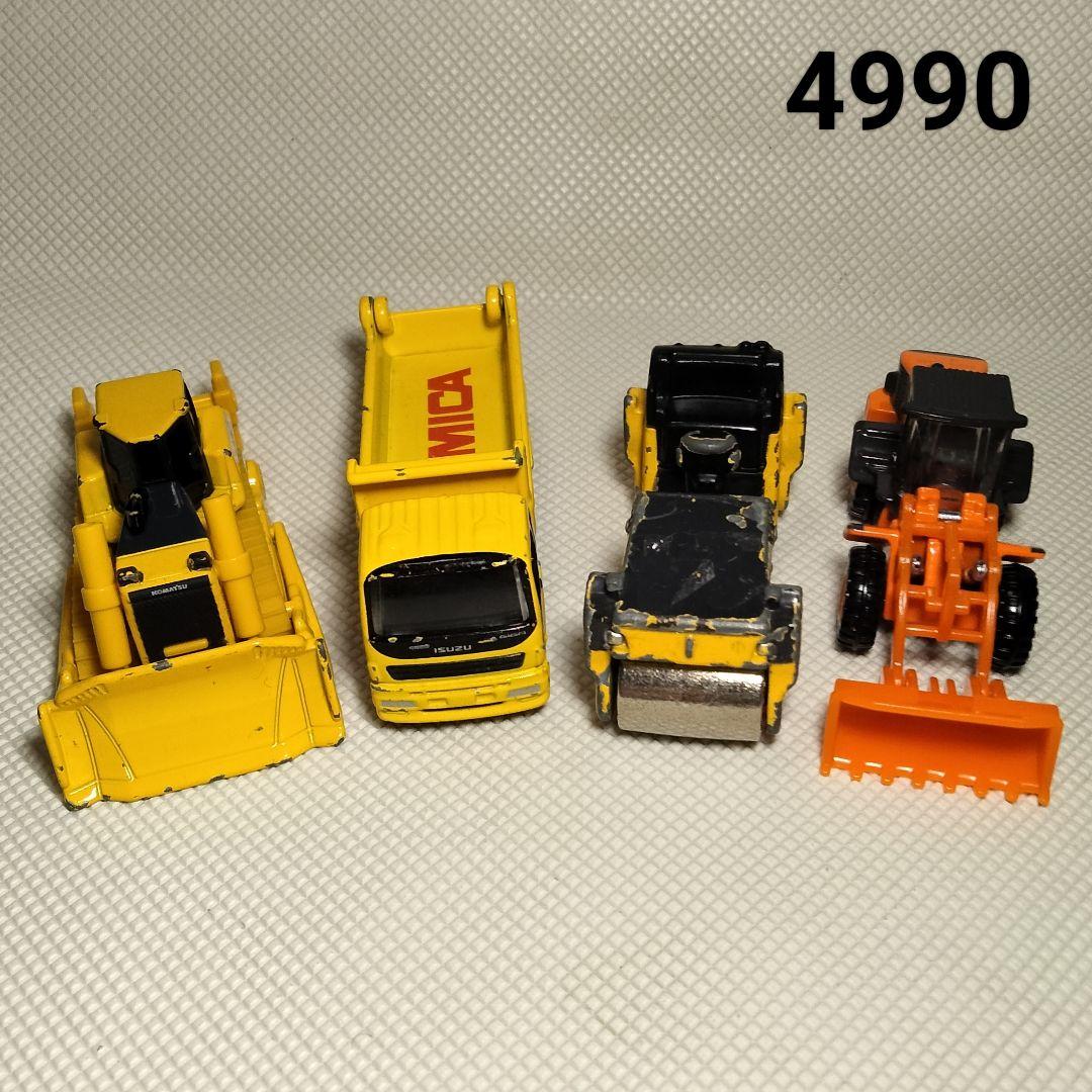 4990 ミニカー 働く車 建設土木系 工事車両セット ルース品