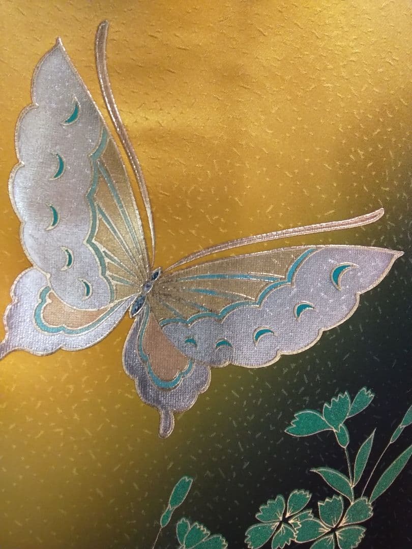 【専用】振袖フルセット、正絹振袖成人式、半襟重ね衿、帯揚げ帯締め、袋帯、長襦袢⑩