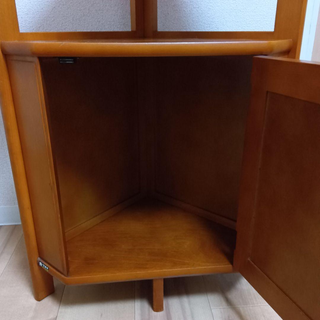 オールド　カリモク　コーナー　キャビネット　電話台　ミッドセンチュリー　電話台