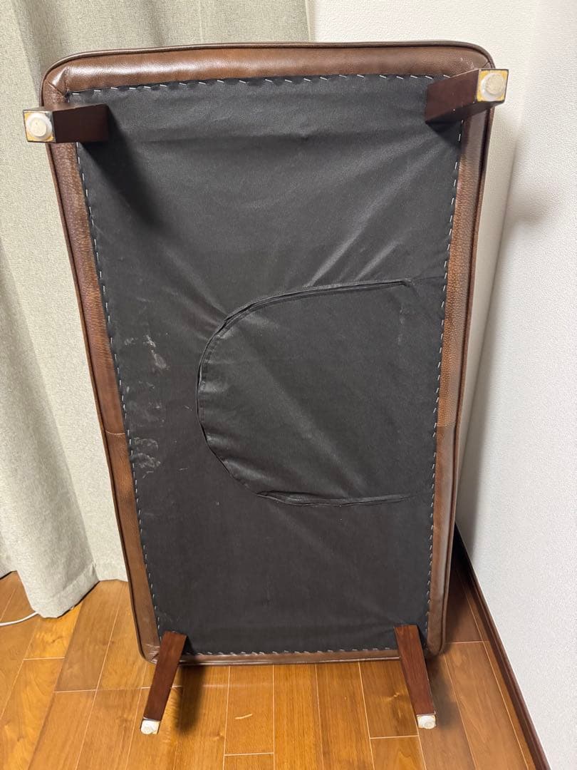 【カリメロさん専用】ダークブラウン　合皮オットマン