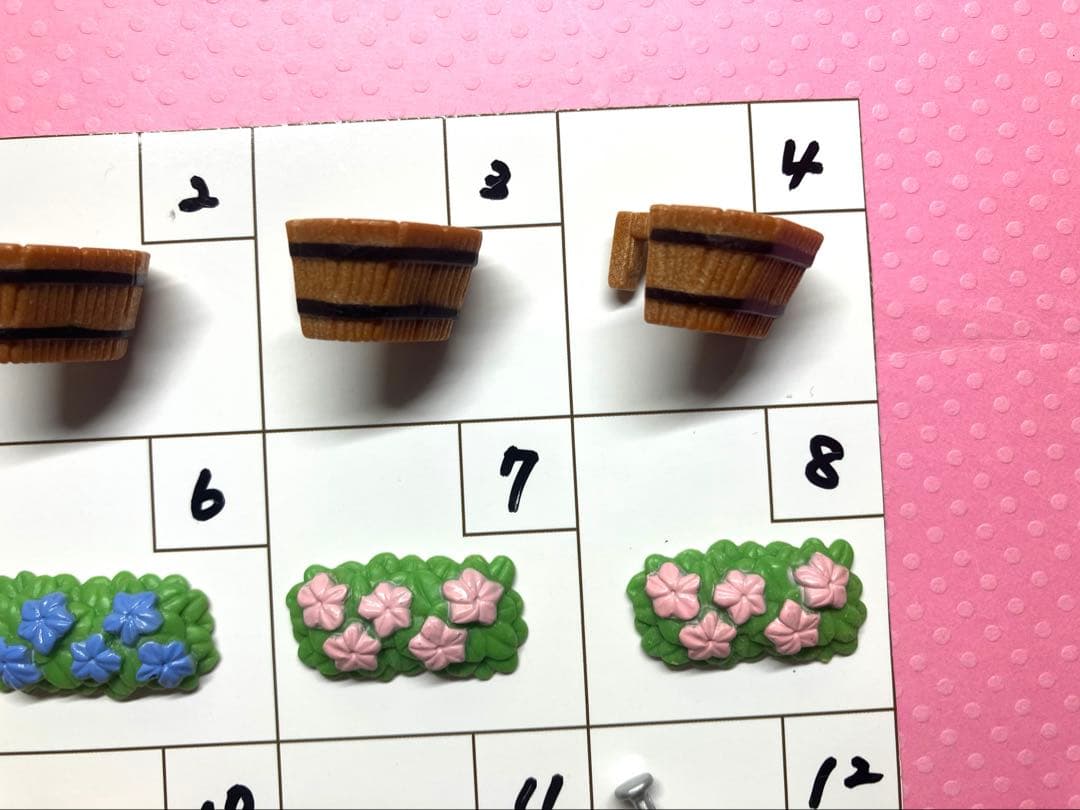 シルバニア　花小物　各¥150