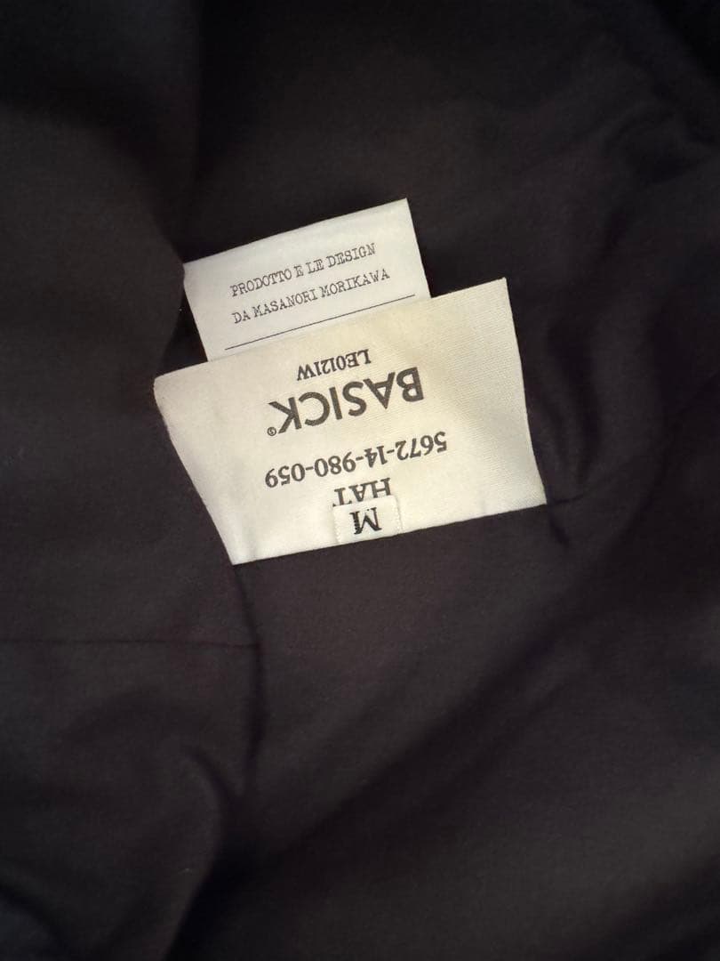 BASICKS/ベイシックス Bear Beanie ブラック　M