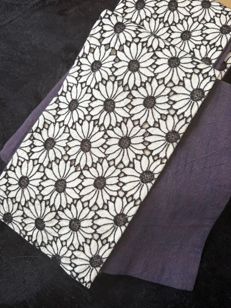 キモノモダン　レース半幅帯