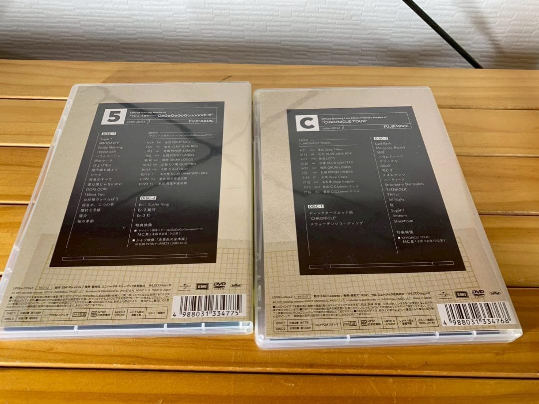 フジファブリック　DVD CHRONICLE TOUR デビュー5周年ツアー