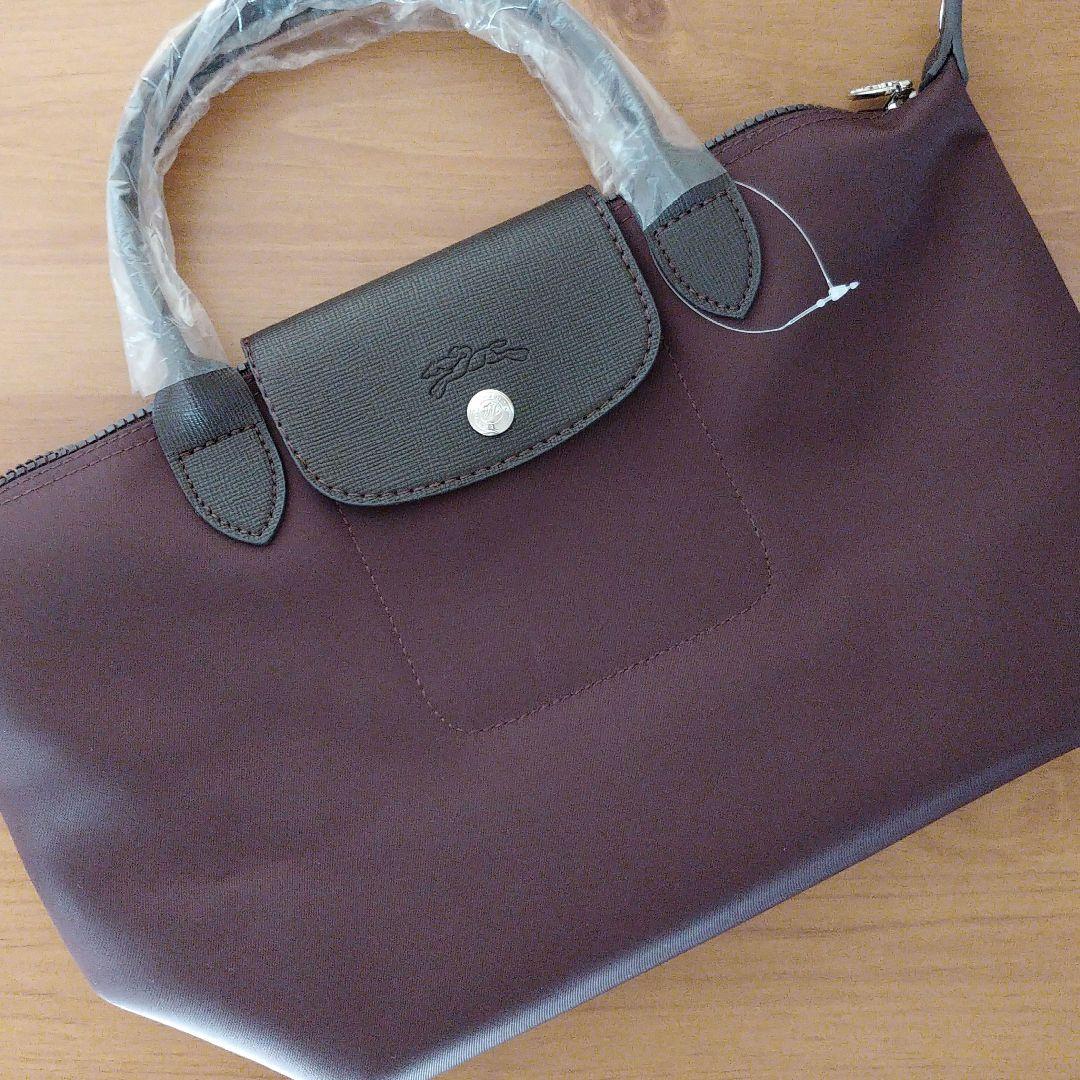 Longchamp ネオ ショルダーバッグ S チョコ