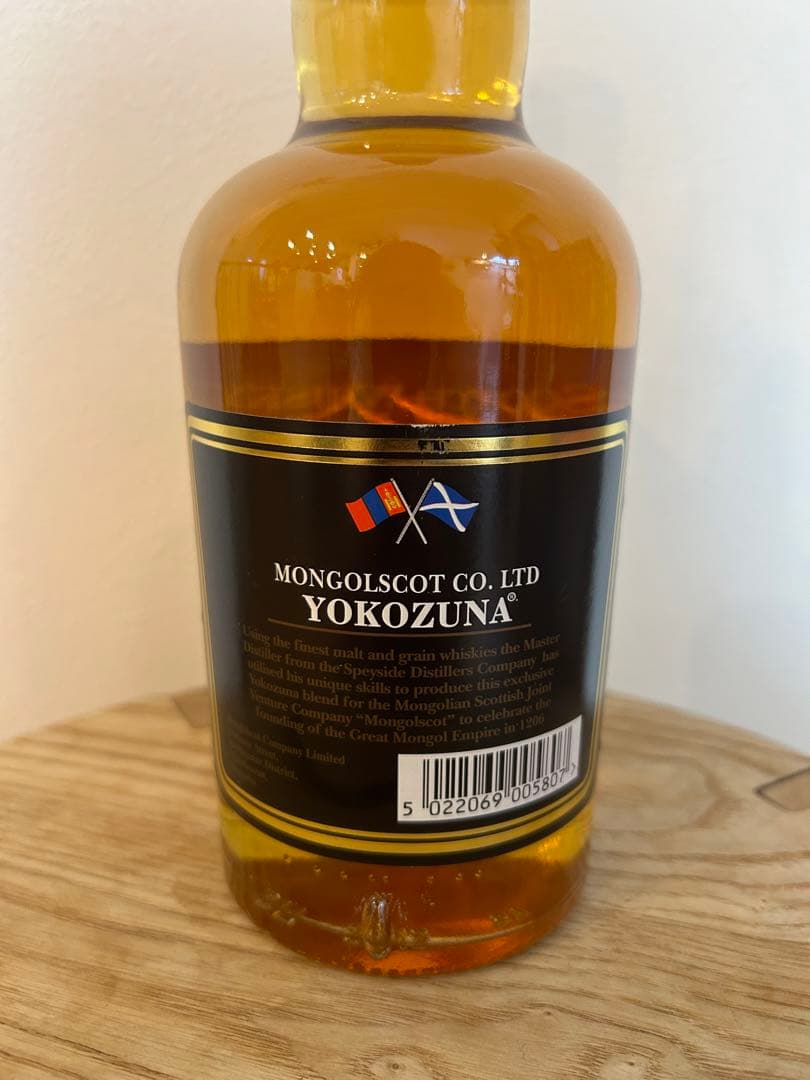 相撲グッズ　希少　朝青龍オリジナルウイスキー