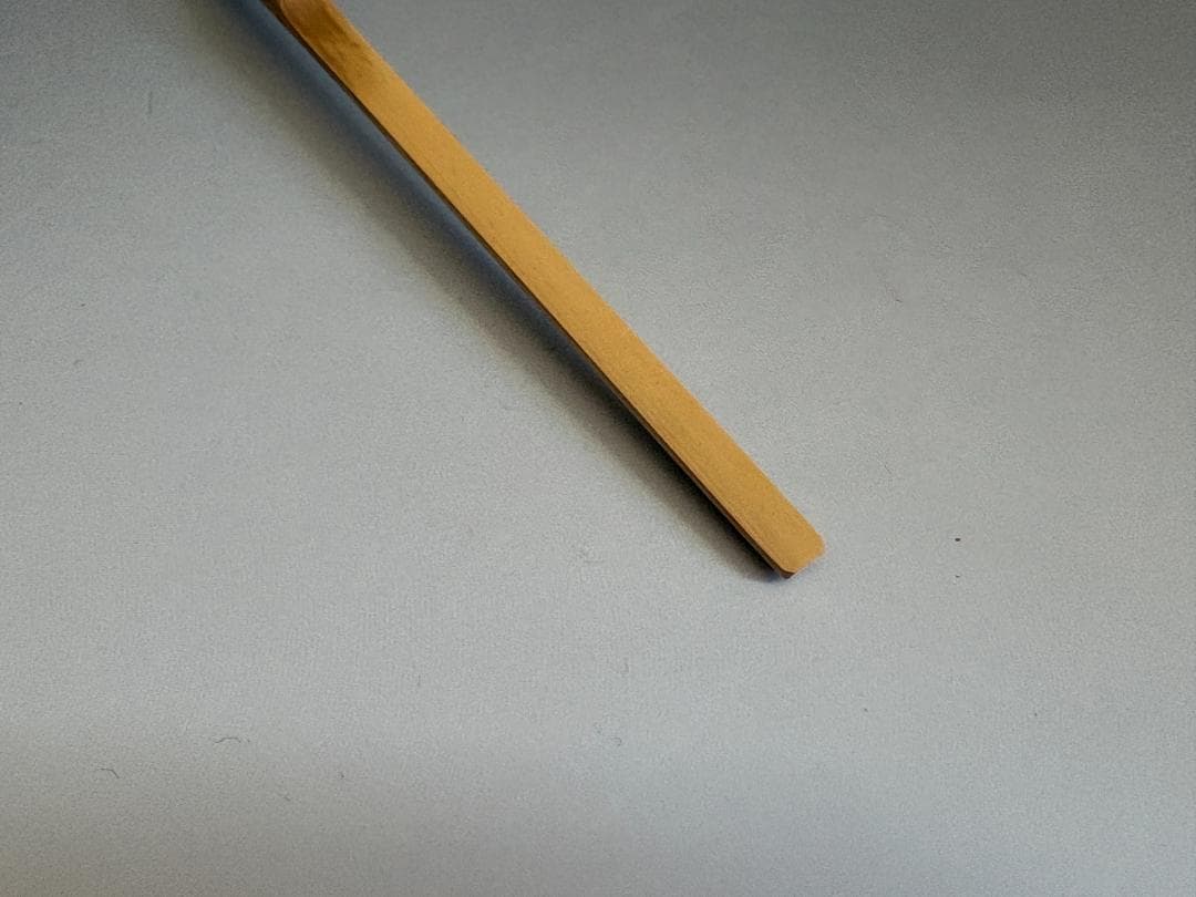 堀内宗完　兼中斎　シミ竹茶杓　銘「常盤」　茶道具