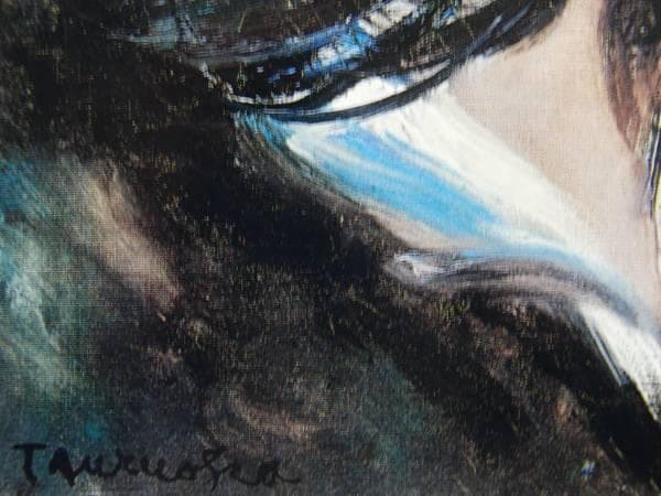 鶴岡義雄、マドモアゼル、希少限定大判画集画、新品高級額装付