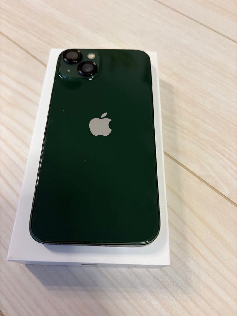 【箱付き】Apple iPhone 13 本体 ダークグリーン　128GB