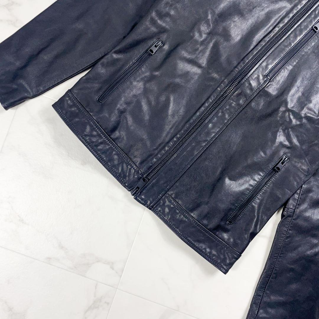 ALLSAINTS レザージャケット ジップアップ 黒 XS*ZC736
