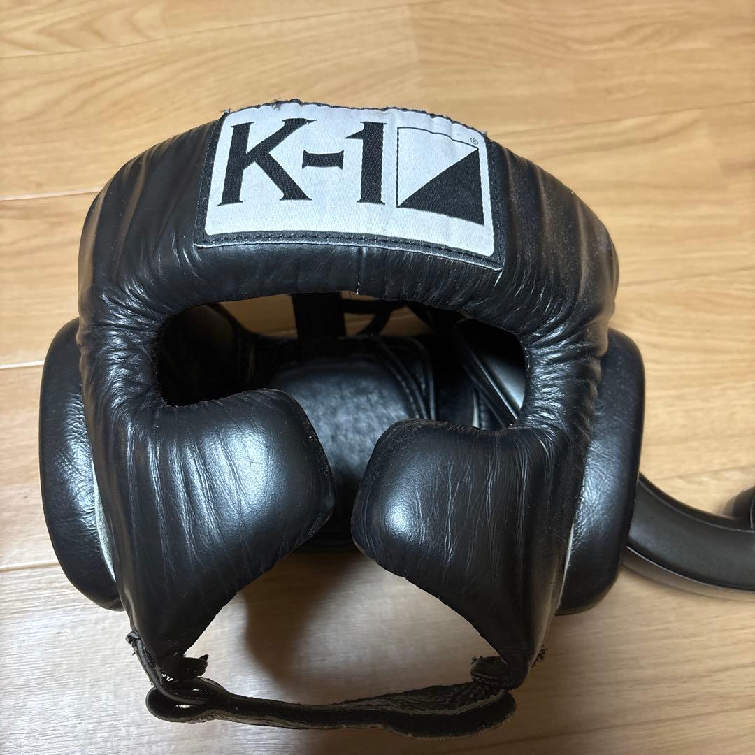 K-1 ブラック ヘッドギア中古品