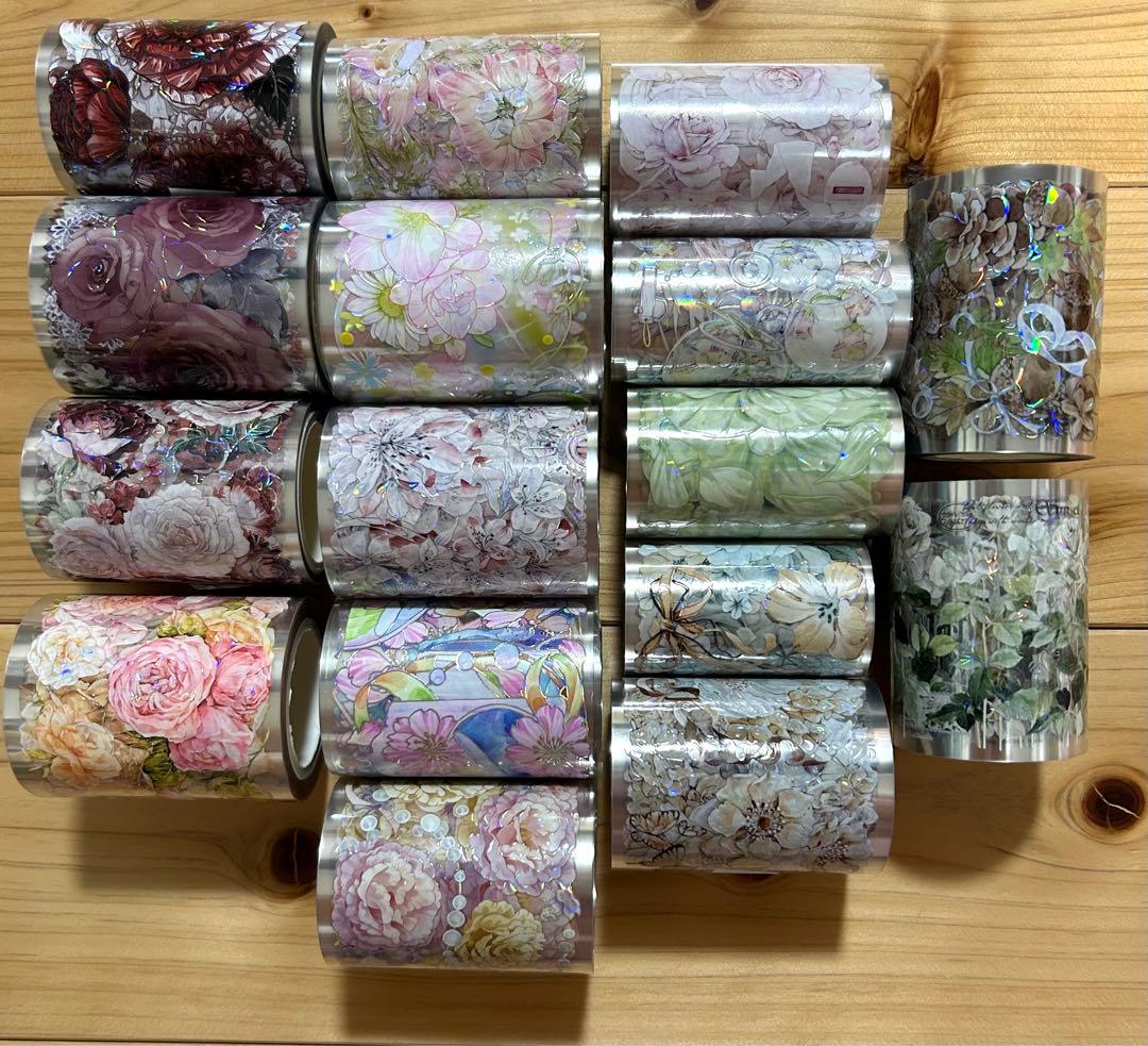 ゆ*ん様 海外マステ 中古巻売り まとめ売り お花