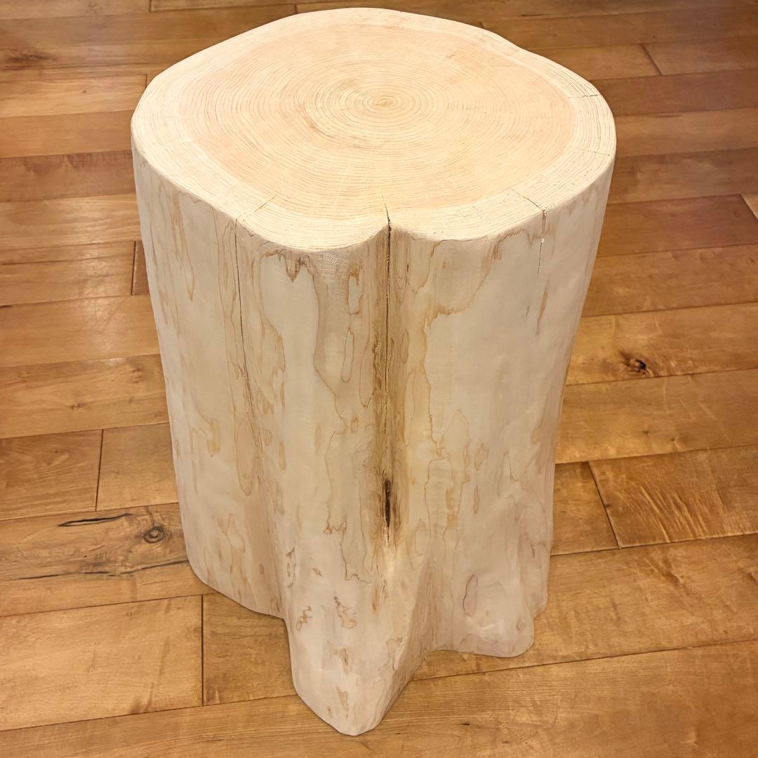 檜　丸太　椅子　スツール　No.1282