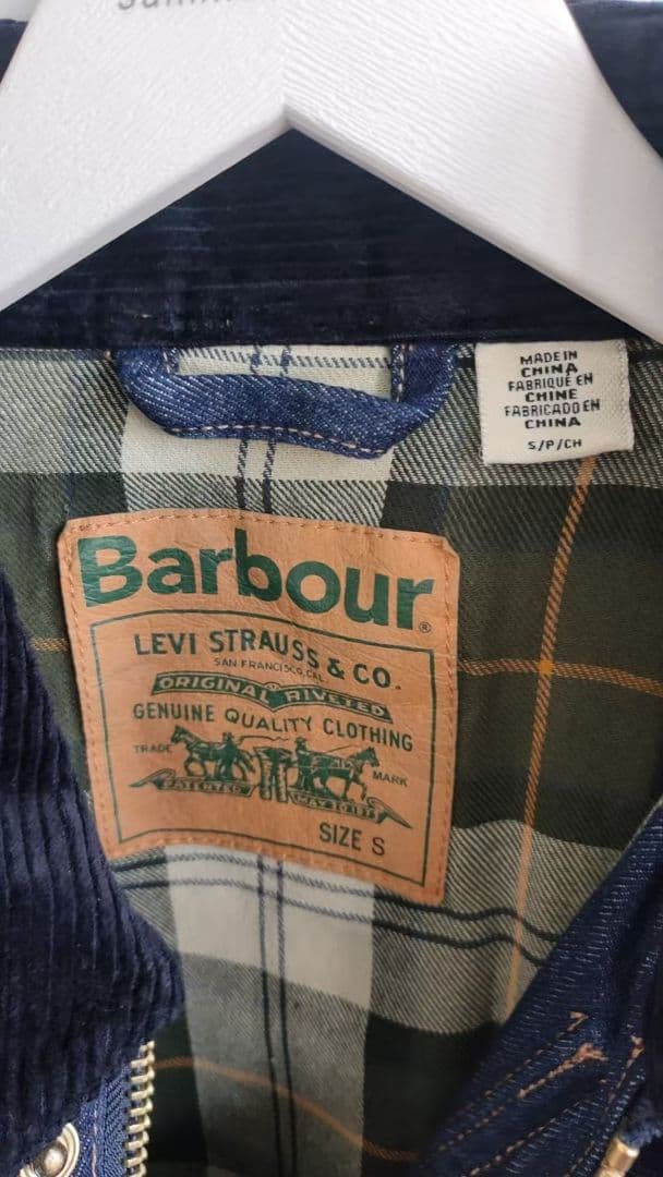 美品Barbour × Levi's BEDALE / ビデイル サイズS