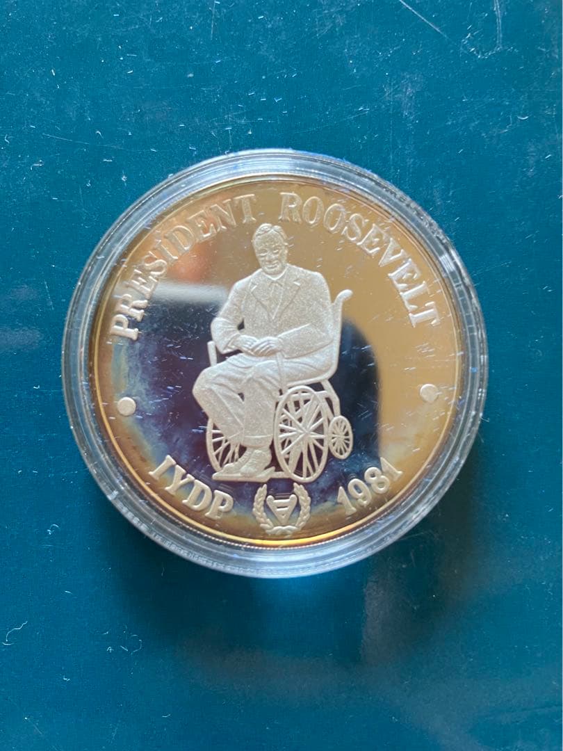 国際障害者年　西サモア　銀貨　記念　ロイヤルミント