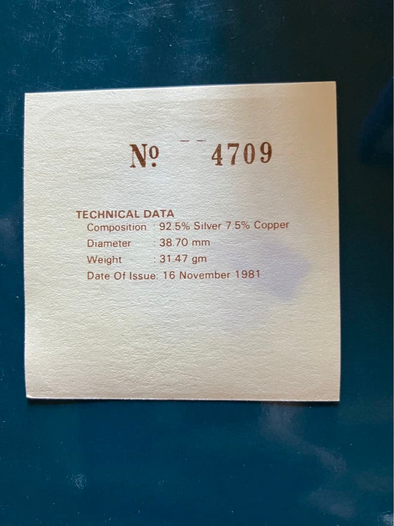 国際障害者年　西サモア　銀貨　記念　ロイヤルミント