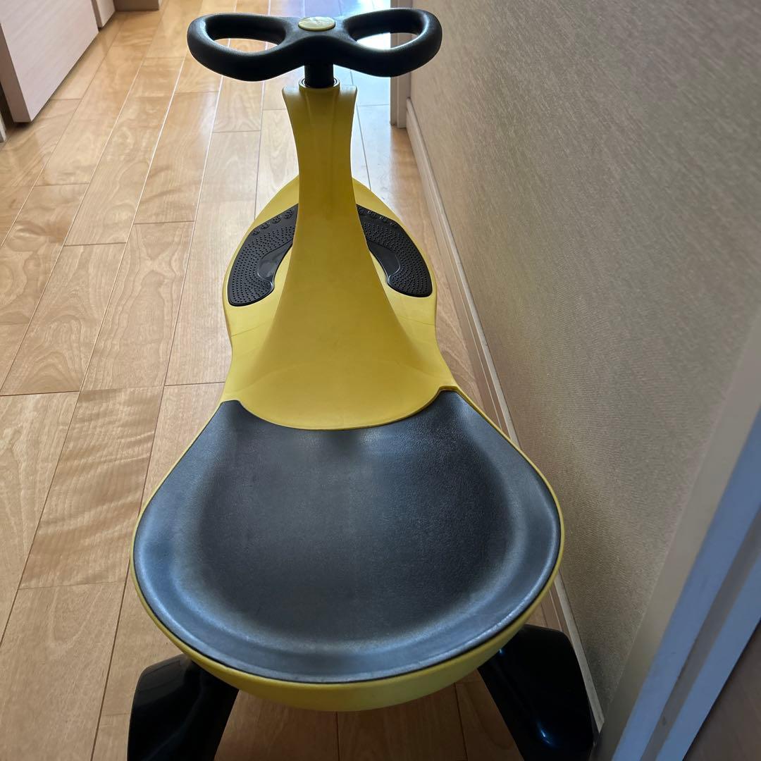 【プラズマカー・ラングスジャパン】黄色 ゴムタイヤ 静音 乗り心地抜群