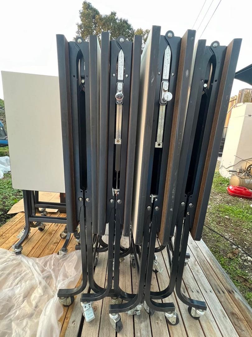 ★7台セット★美品★コクヨKOKUYO/折りたたみ会議テーブル★引取歓迎中古品