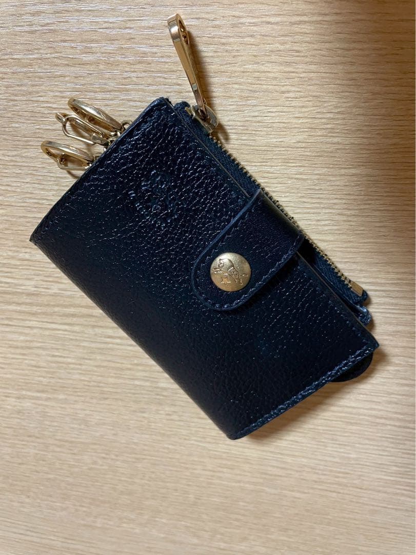 【新品】イルビゾンテ キーケースパース ブラック