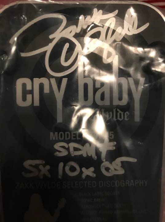 ZAKK WYLDE ZW 45 レア ワウ サイン入り