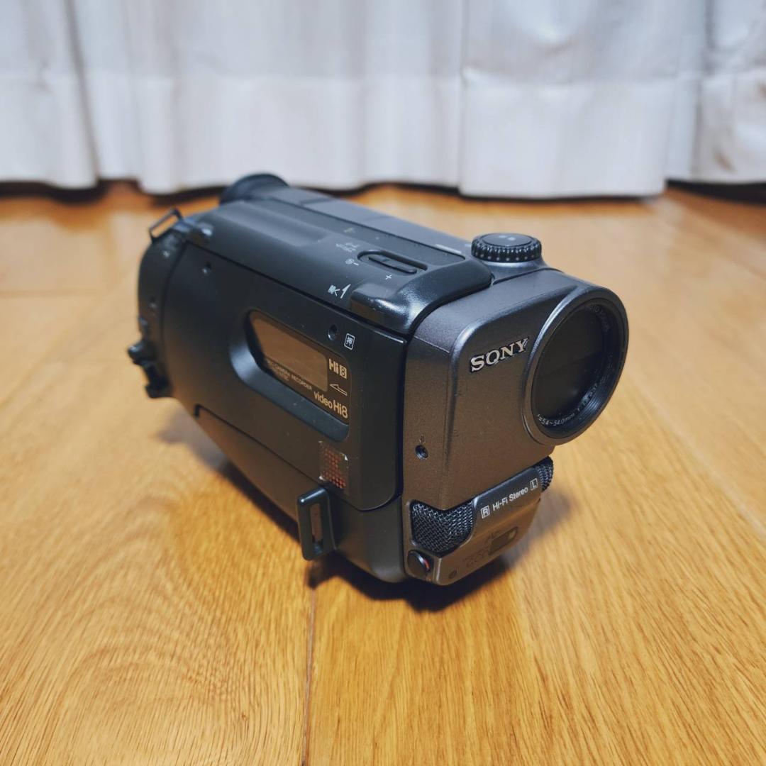 【動作確認済】高画質 SONY Hi8 8ミリ ビデオカメラ クレードル セット
