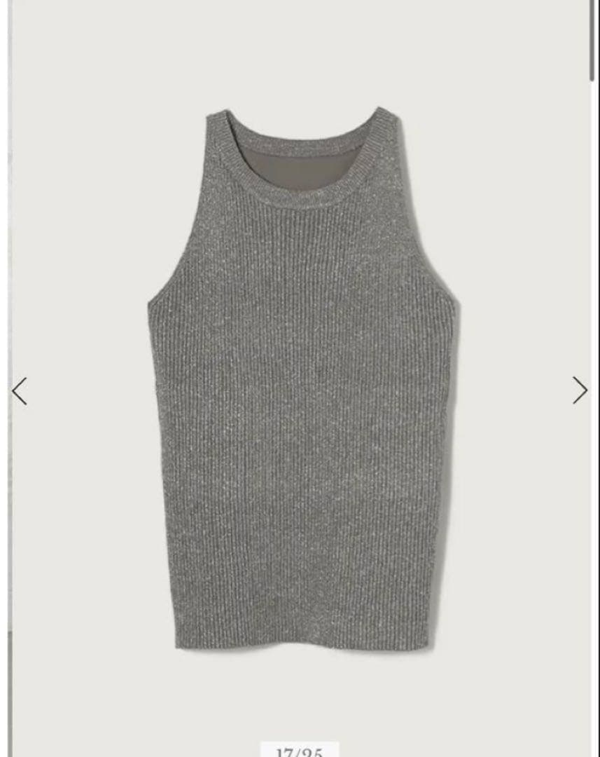 anuans アメスリラメニットトップス