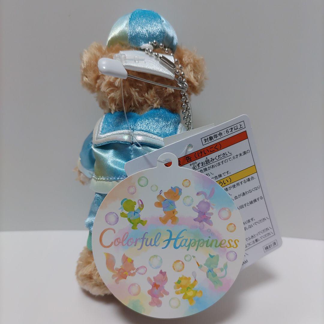 新品未使用 TDS ダッフィー カラフル ハピネス ぬいぐるみ バッジ 5点
