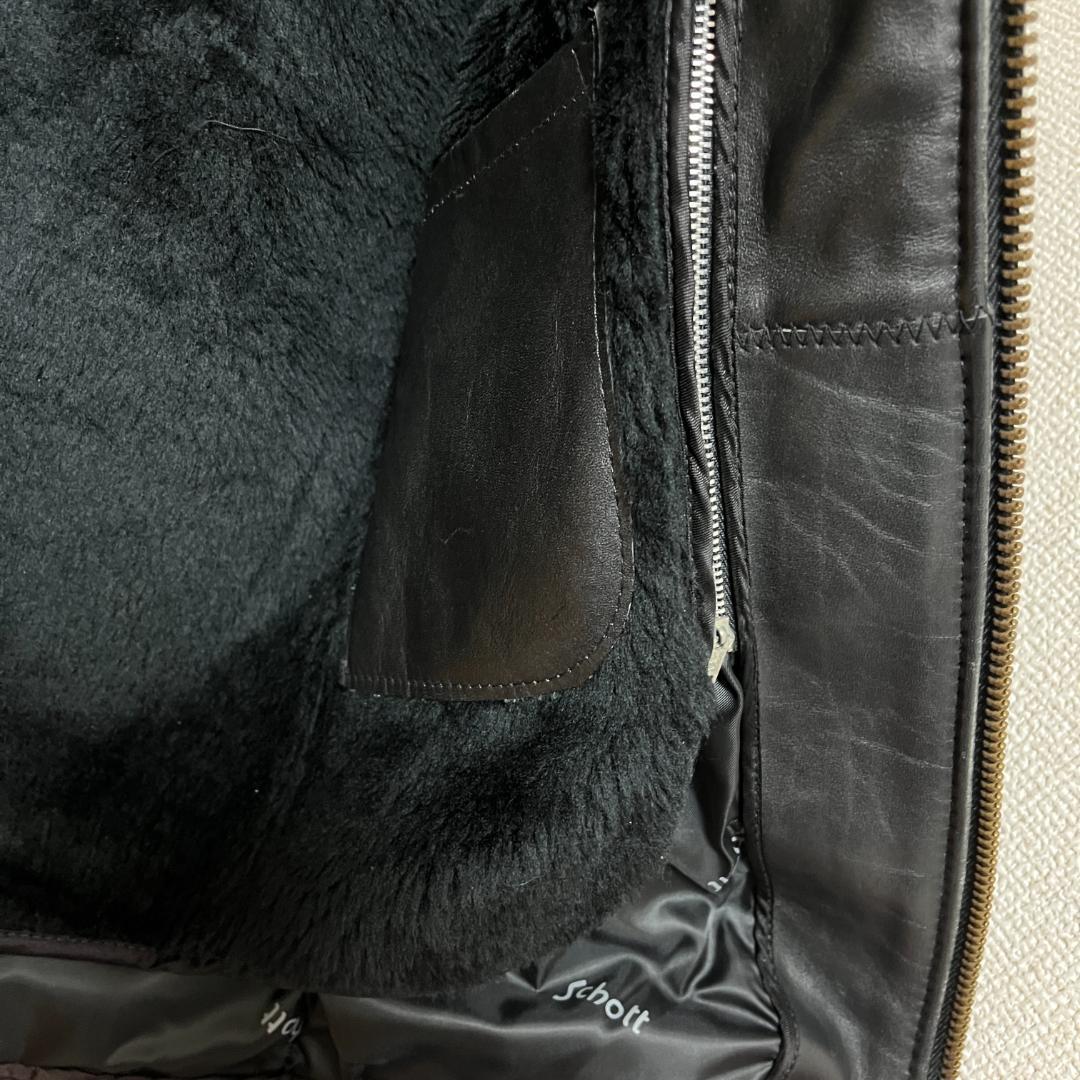 Schott ショット AT101 ライナー付き シングルライダース