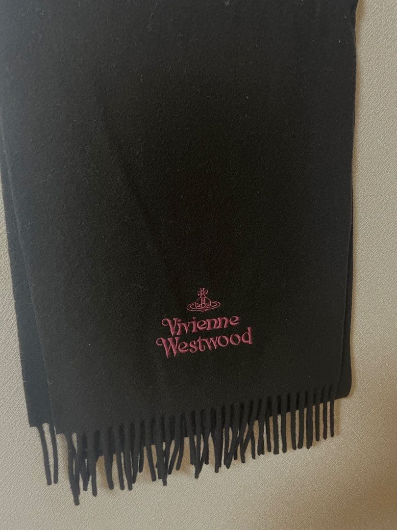 Vivienne Westwood ブラック マフラー