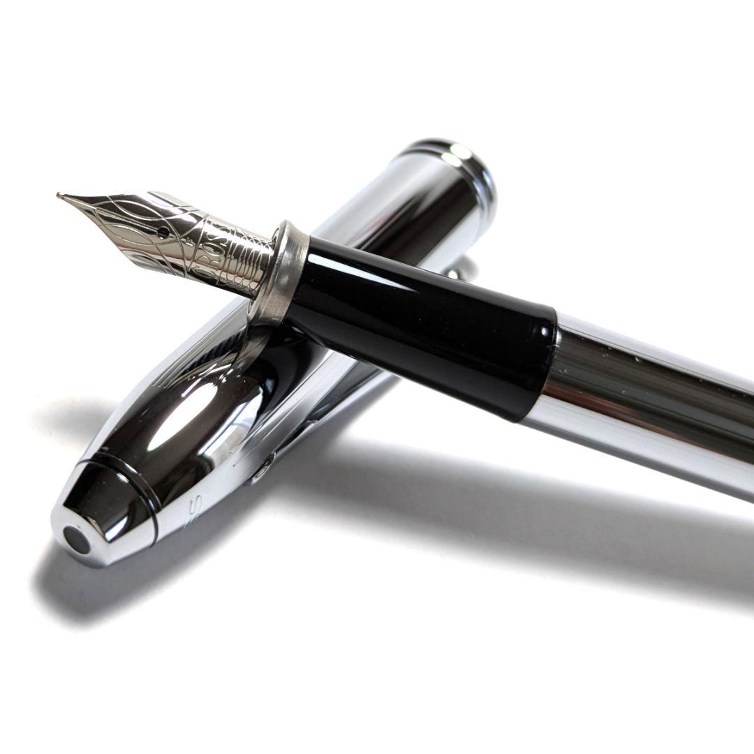 crf41 CROSS クロス 万年筆 タウンゼント クローム Fニブ N536