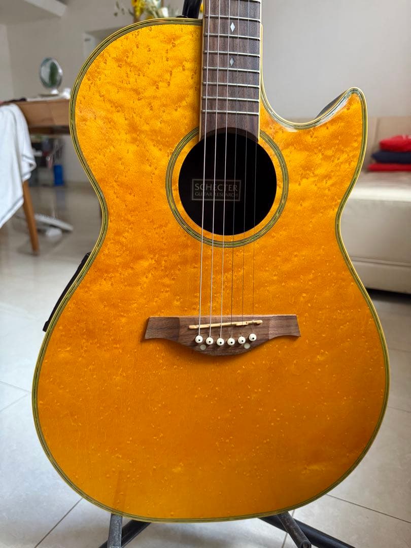 値下げしました❕希少! Schecterエレアコ（オベーションタイプボディー）