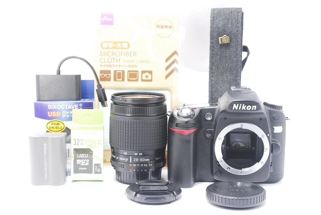 【ショット数極少/美品】Nikon D80 デジタル一眼レフ カメラ✨スマホ転送