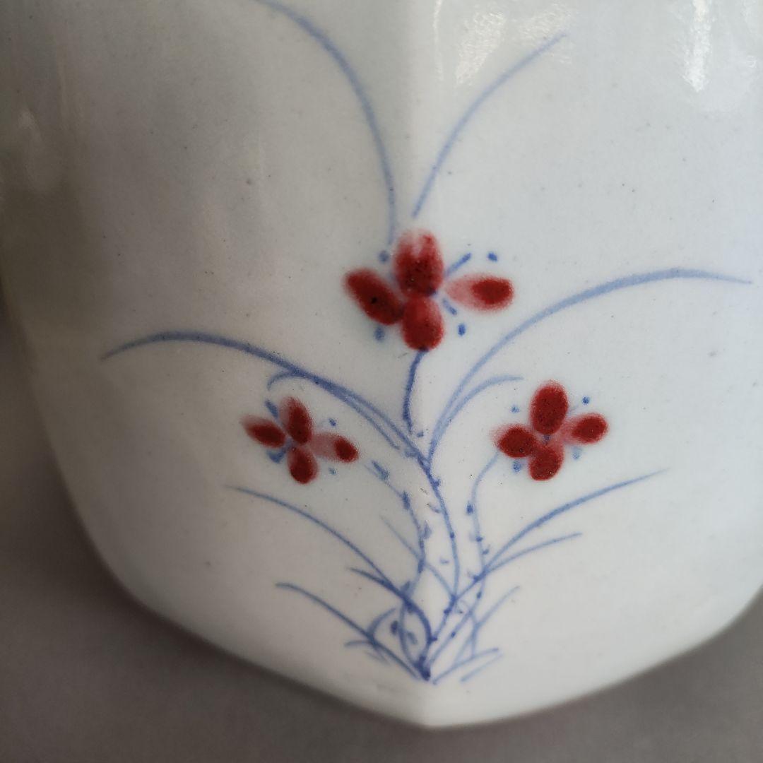 【期限限定品】李殷九　草花文白磁水指　李朝　秋草文