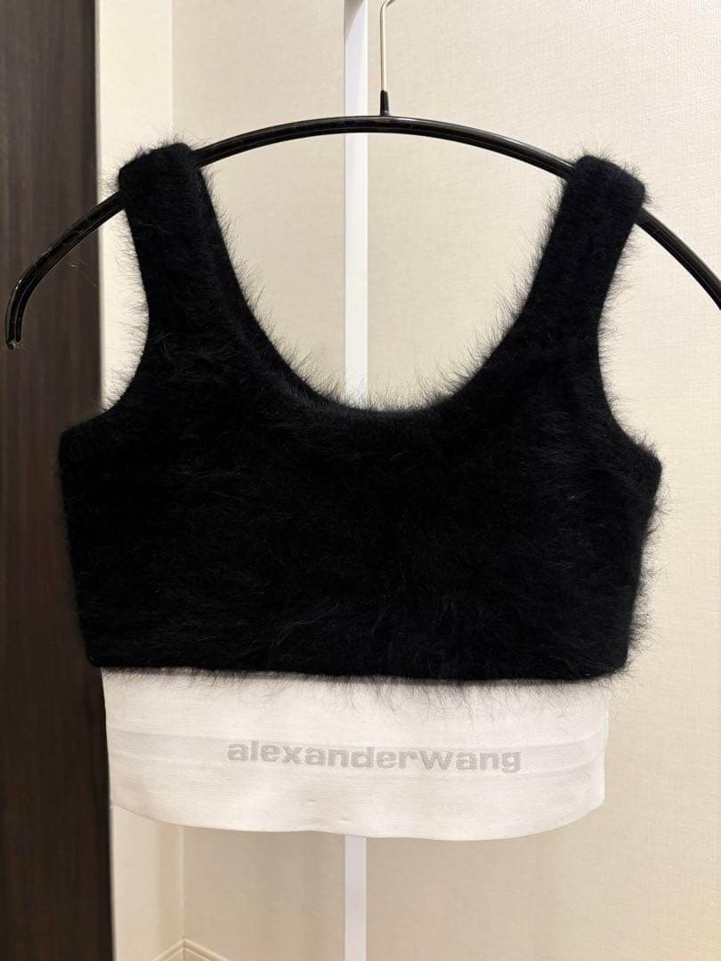 alexanderwang モヘアブラトップ ロゴ