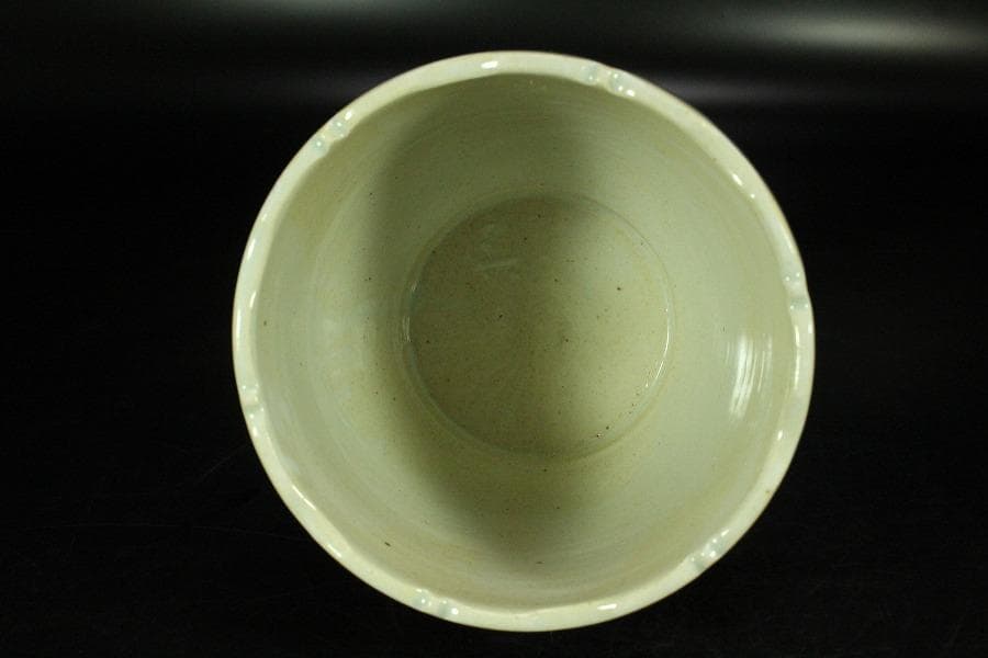 中国美術 青花 人物絵 筆筒 壷(K-LC852)