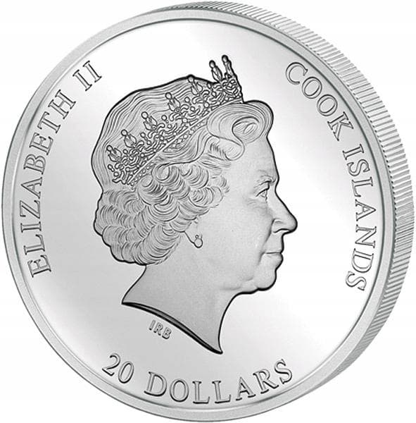 クック諸島　2017年　銀貨　$20　@4-31