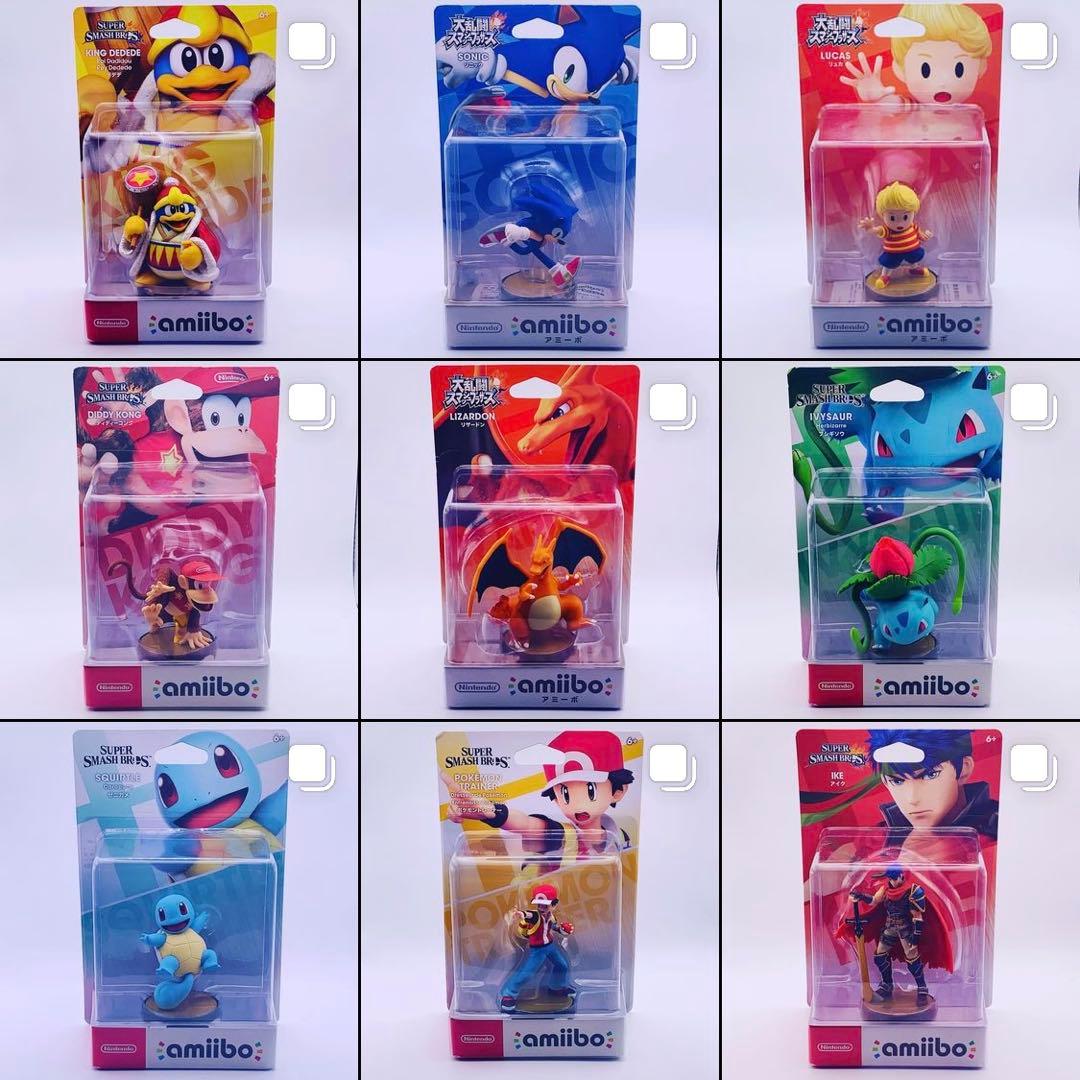 【初版裏キャラ絵・タグ無し】amiibo 大乱闘スマッシュブラザーズ（スマブラ）