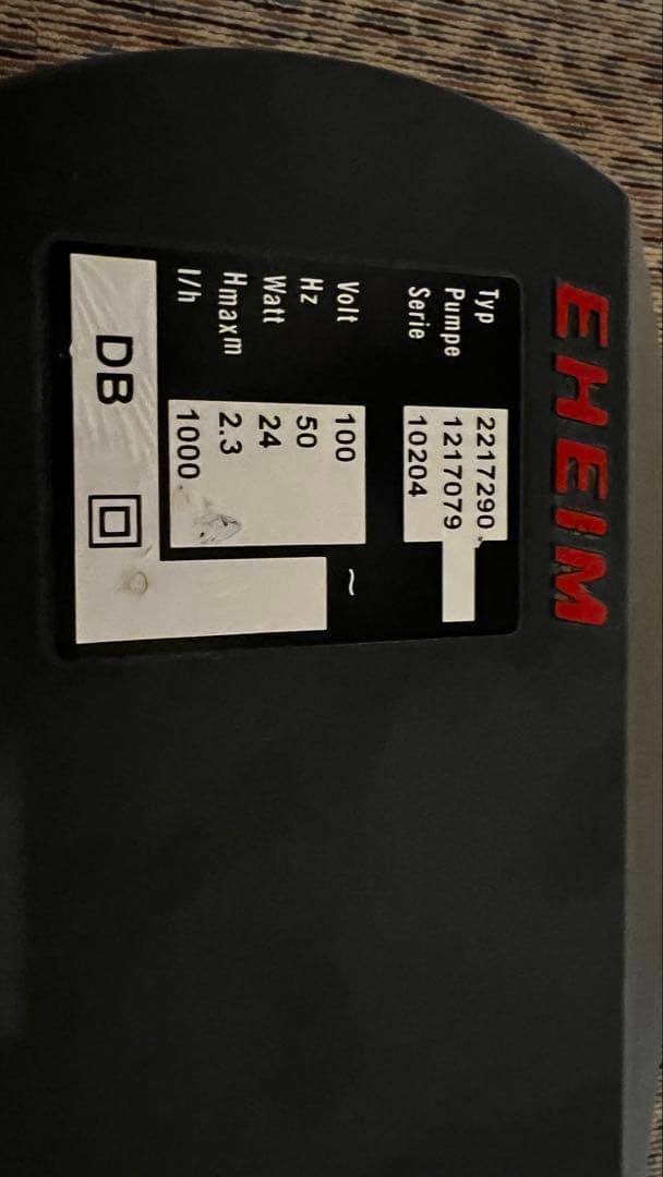 EHEIM 2217 外部フィルター 本体のみ