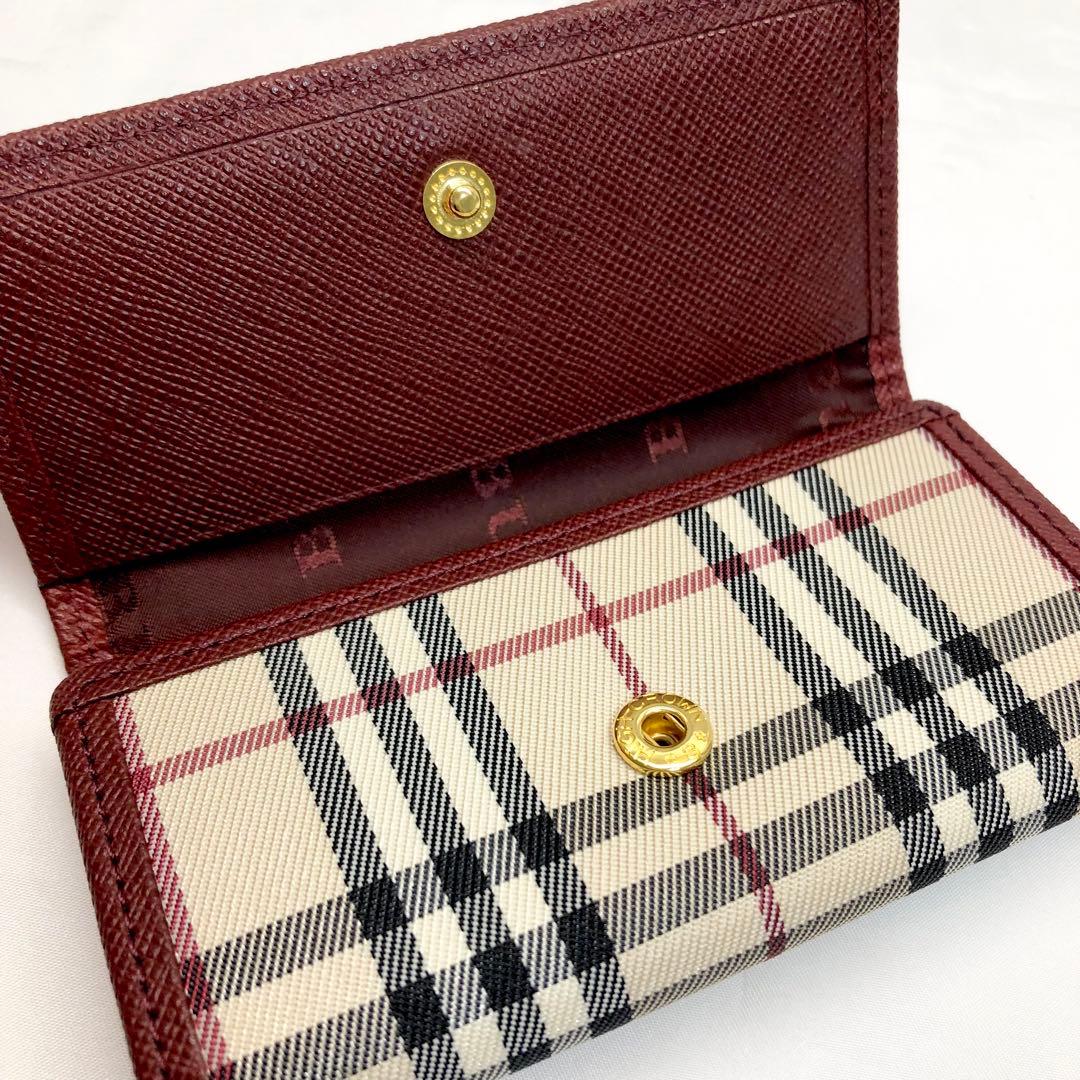 美品✨　BURBERRY バーバリー　キーケース 5連　チェック