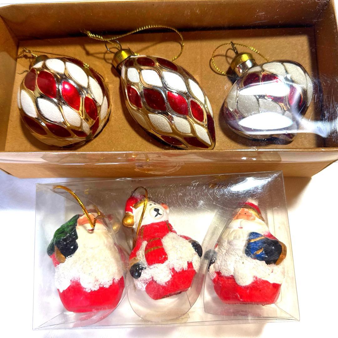 【まとめ売り】 フライングタイガー　ガラスオーナメント　クリスマスオーナメント