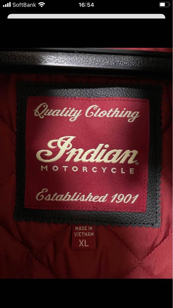 インディアンモーターサイクル　レザーフリーウェイジャケット　タグ付き未使用に近い