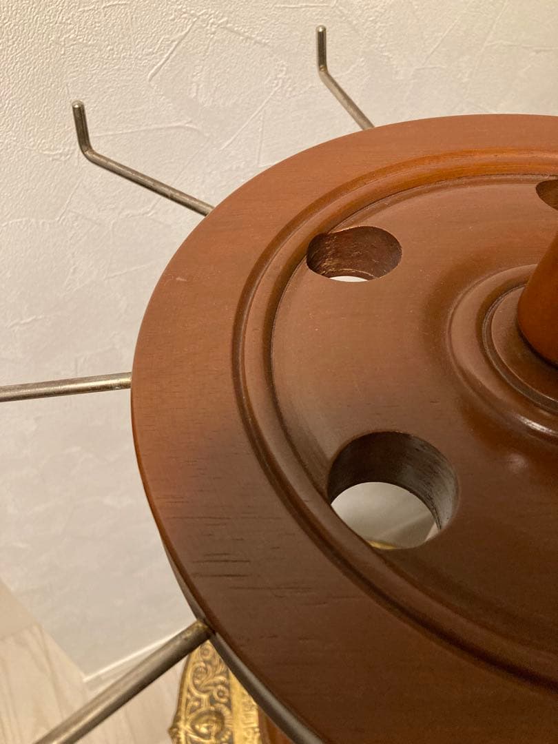 ネクタイ　アクセサリー　キャップ　小物 ディスプレイラック 木製