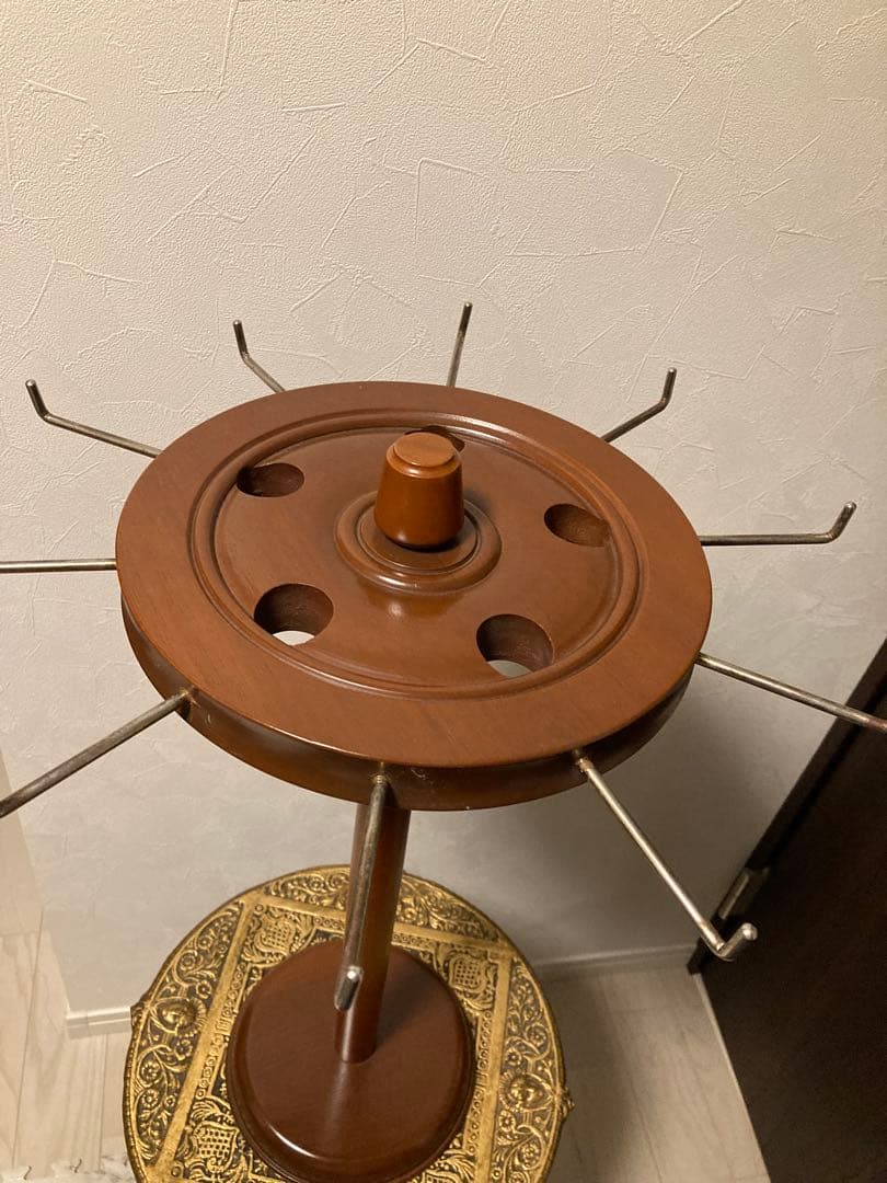 ネクタイ　アクセサリー　キャップ　小物 ディスプレイラック 木製