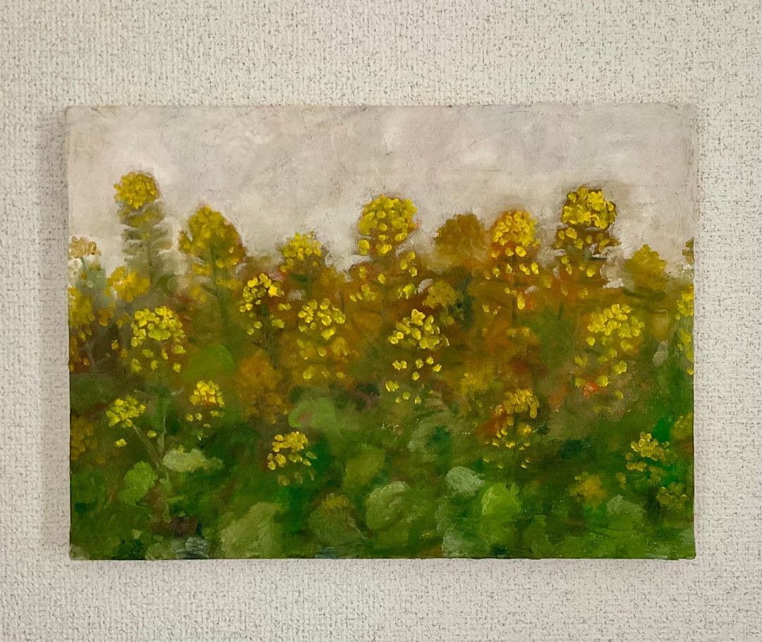 油彩画　なっぱ