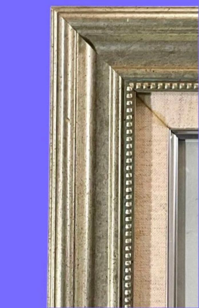 風景画 油彩画 木々と道