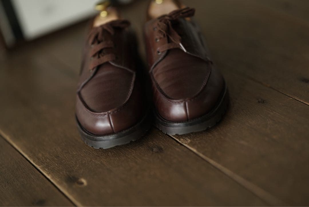 J.M.WESTON レザーシューズ ヨット ダービー 690 7.5