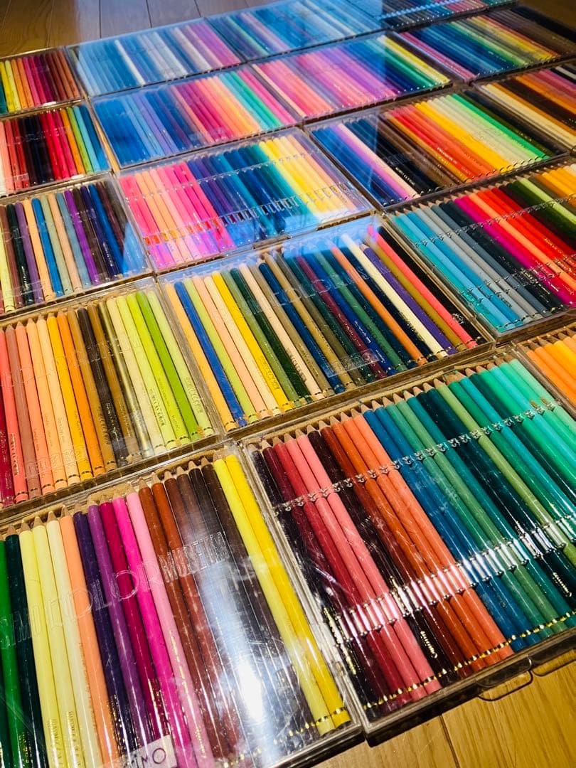 フェリシモ500色☆色鉛筆☆珍しい英名☆